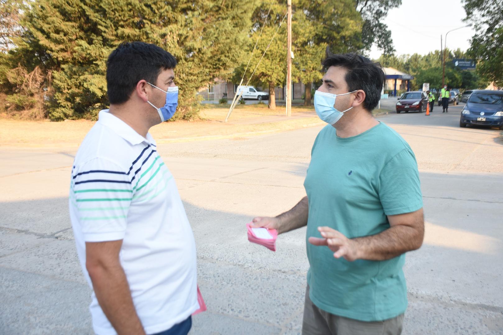 Operativo de concientizaciÃ³n vial, trabajo en conjunto del HCD y TrÃ¡nsito