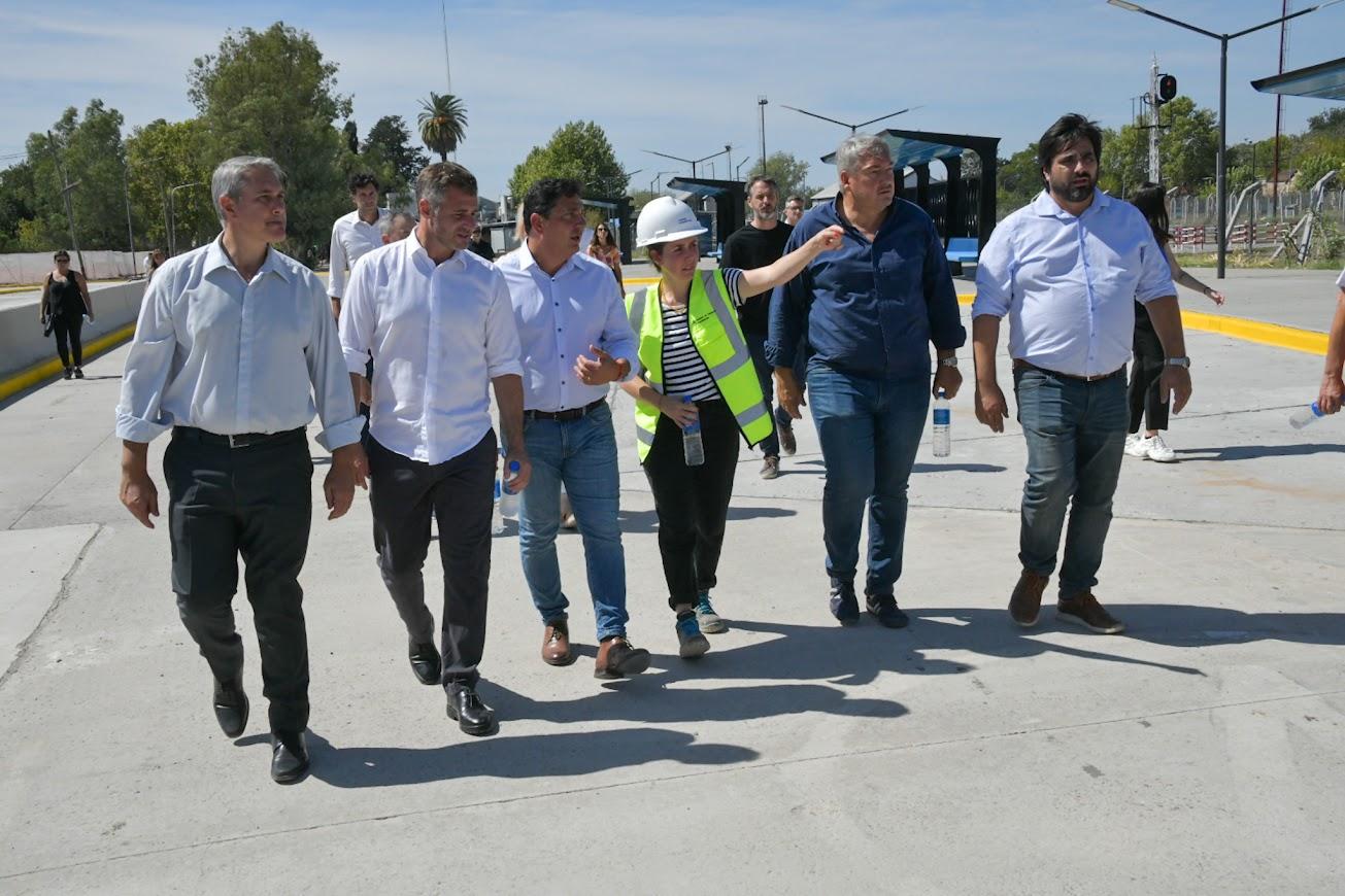 GolÃ­a recoriÃ³ la obra del Paso Bajo Nivel en Pilar