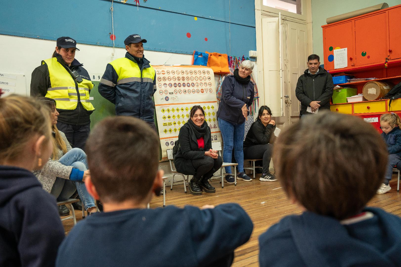 Educación vial en escuelas