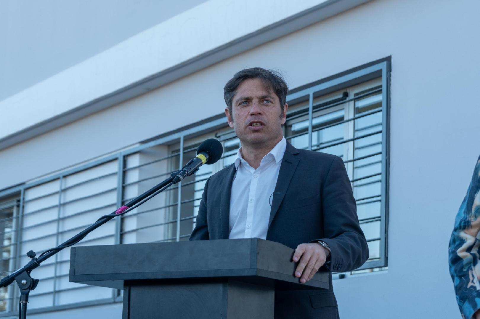 Axel Kicillof estuvo en Chacabuco en la inauguración del CAPS San Cayetano