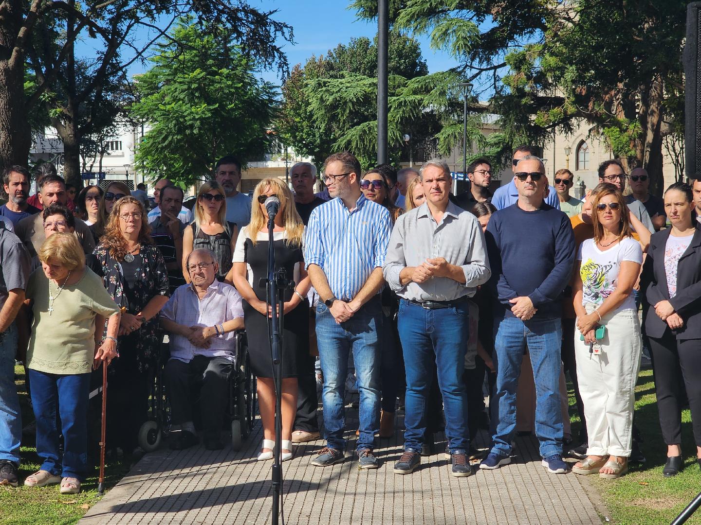 Golía participó del acto del 24 de marzo, organizado por la Comisión Memoria y Justicia Chacabuco