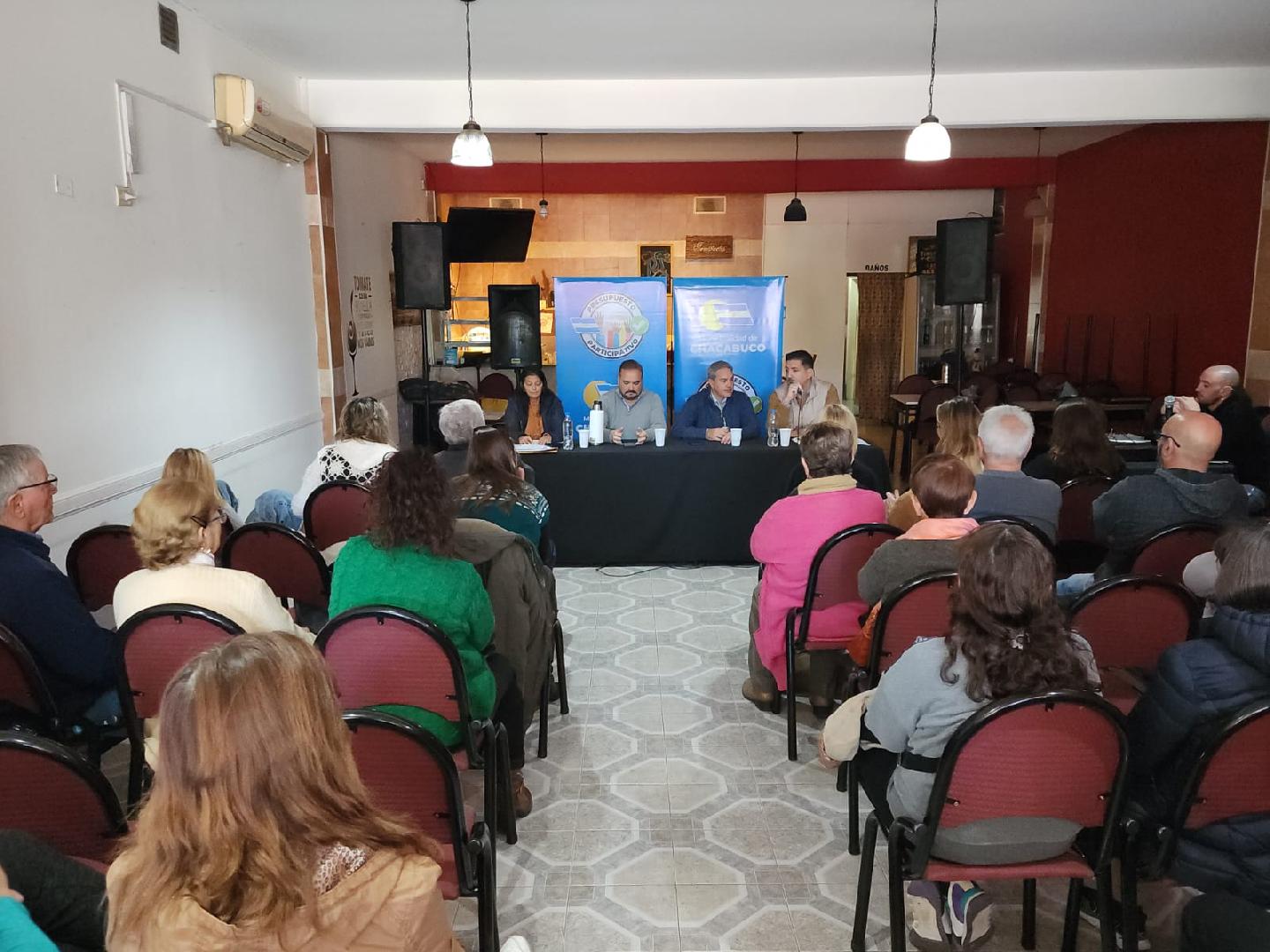 Se llevó a cabo la quinta asamblea de Presupuesto Participativo en la Confitería de Racing Club