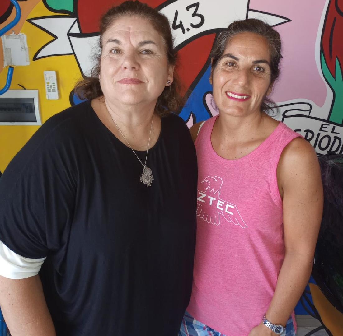 Analía Gagliano y Nancy Dasso: arrancan las clases en el CENS 451