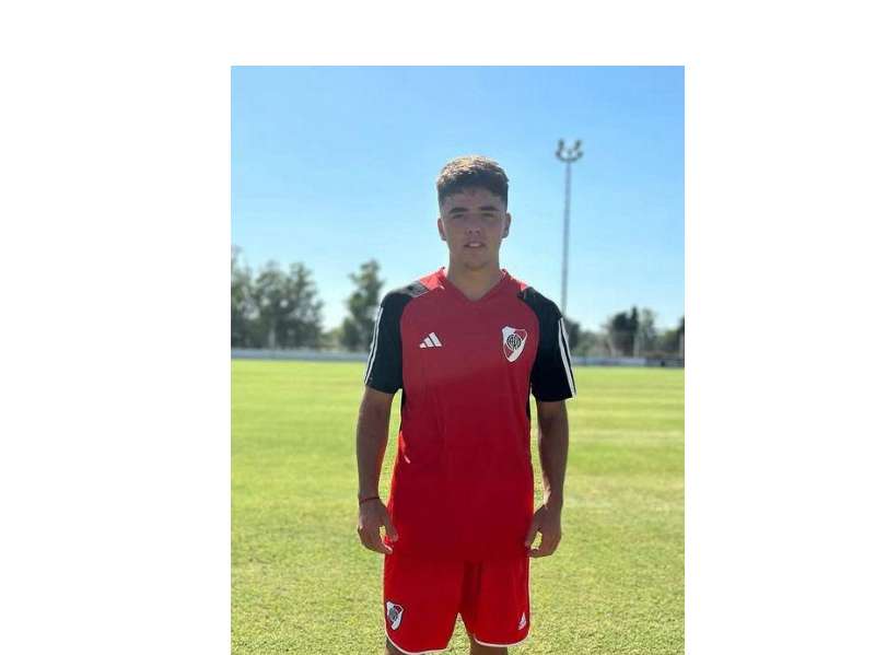 Martín Lavandera, futbolista chacabuquense en 4° División del Club Atlético River Plate