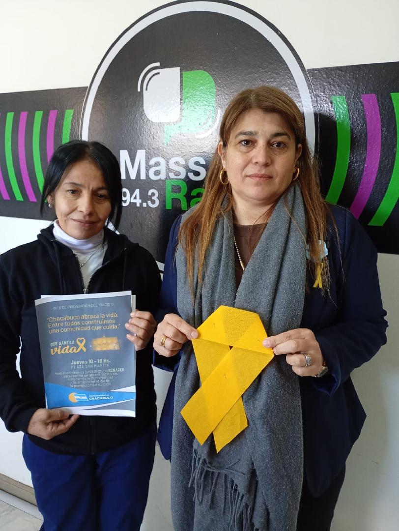 RENACER CHACABUCO - Este jueves, Chacabuco se ilumina de amarillo por la prevención del suicidio