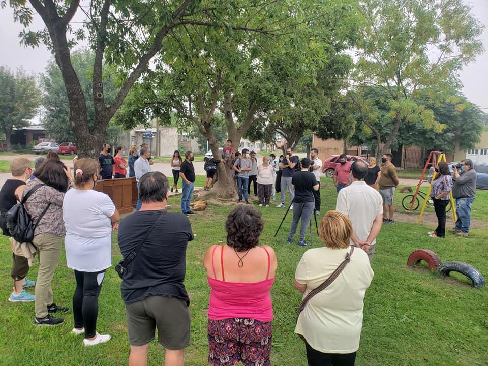 Concejales del Frente de Todos salieron con sus bancas a los barrios