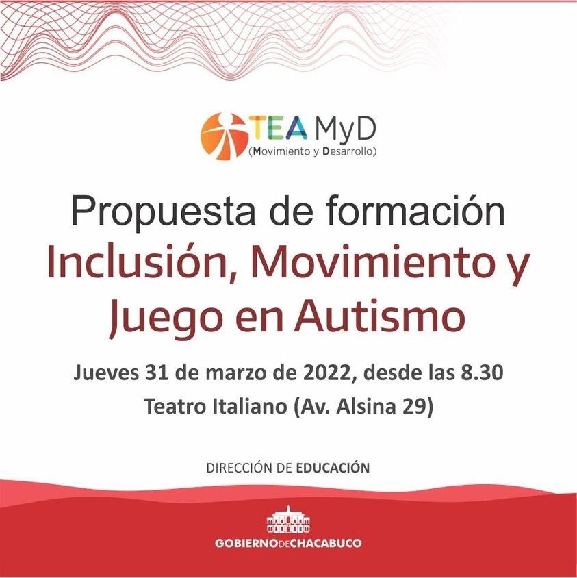 PROPUESTA DE FORMACIÃ“N: INCLUSIÃ“N, MOVIMIENTO Y JUEGO EN AUTISMO