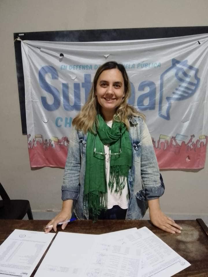 Marina Olivera asumiÃ³ como nueva Secretaria de SUTEBA Chacabuco