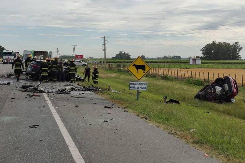Accidente en la R 7: FalleciÃ³ el hombre internado en UTI