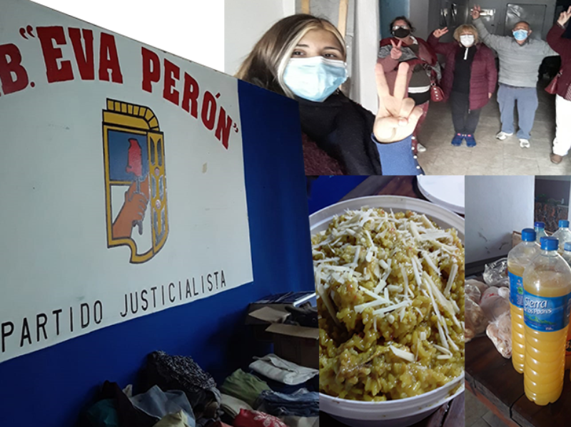 Vianda solidaria en la Unidad BÃ¡sica "Eva PerÃ³n"