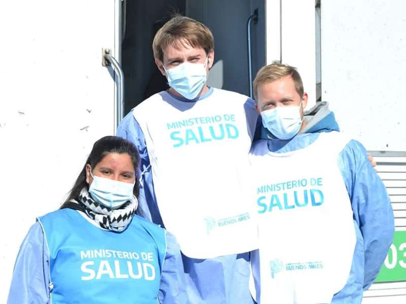 El tren sanitario dejÃ³ la estaciÃ³n Chacabuco y llega a OÂ´Higgins