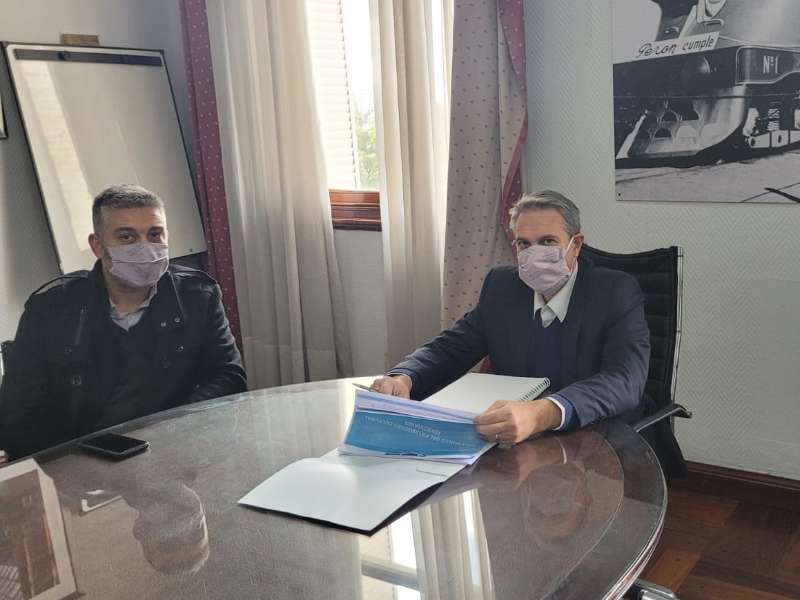 DarÃ­o GolÃ­aÂ anunciÃ³ laÂ llegada a Chacabuco del Tren Museo Ferroviario itinerante