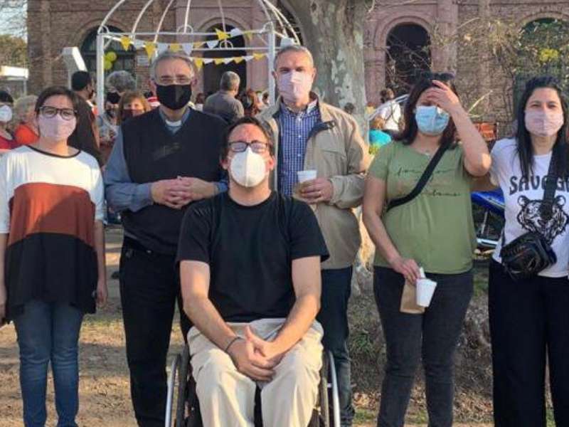 GolÃ­a participÃ³ de la misa de San Cayetano