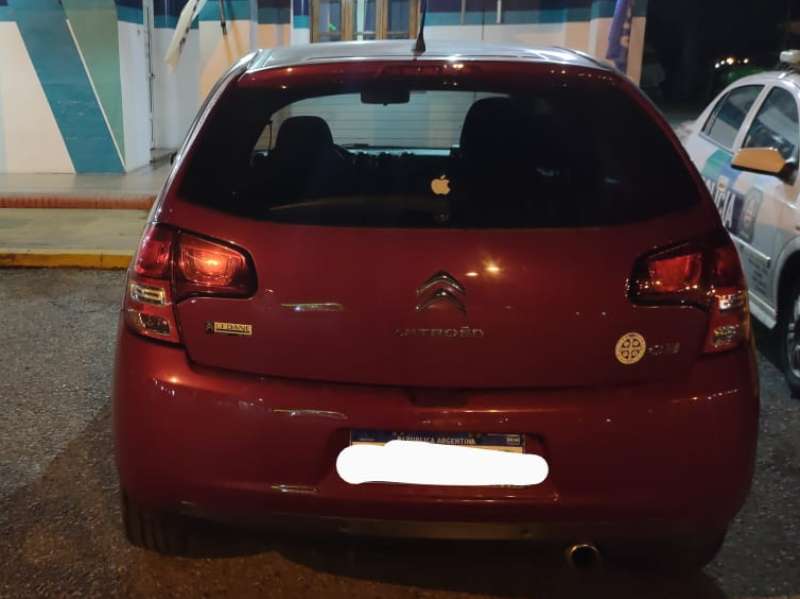 Secuestran en Chacabuco un automÃ³vil sustraÃ­do en San MartÃ­n