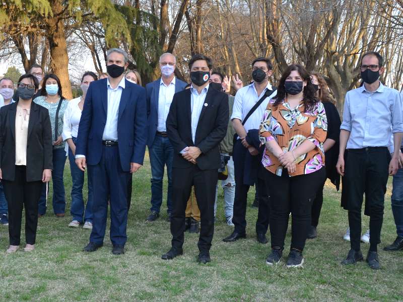 Axel Kicillof, estuvo en Chacabuco compartiendo una jornada de trabajo con el sector productivo local