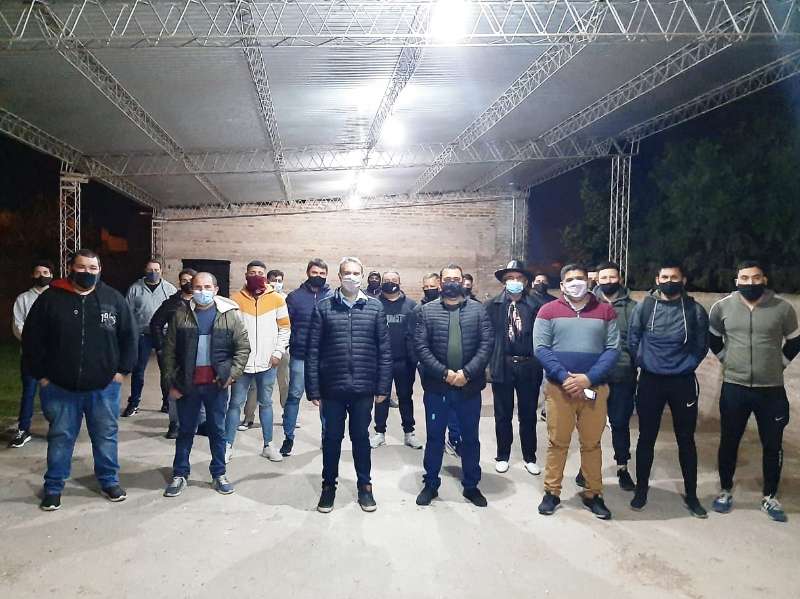 GolÃ­a recibiÃ³ el apoyo y el acompaÃ±amientos del partido FE y UATRE