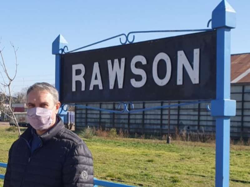 Luminarias LED para la estaciÃ³n de trenes de Rawson