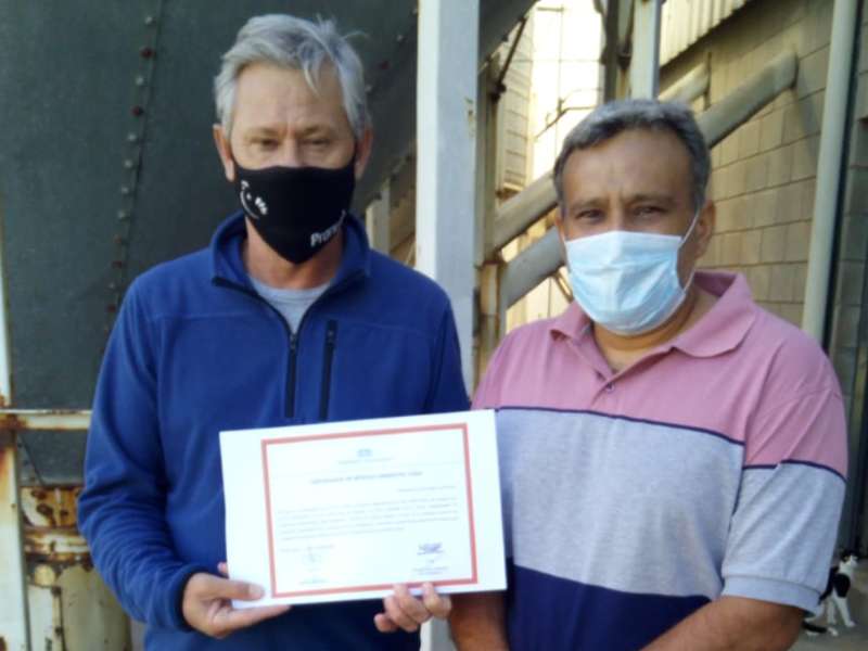 Medio Ambiente continÃºa con la entrega de certificados de aptitud ambiental