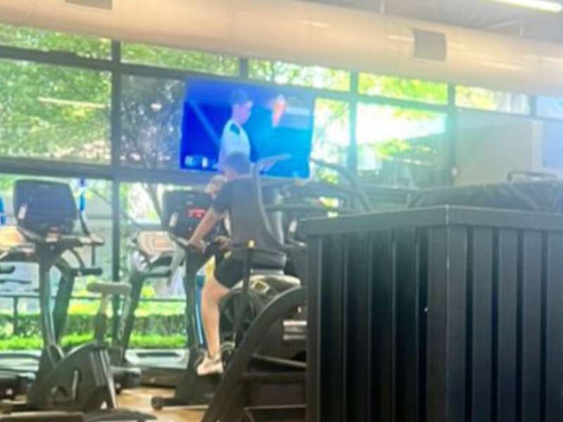 Mientras todo era un aquelarre Macri se fue al gym