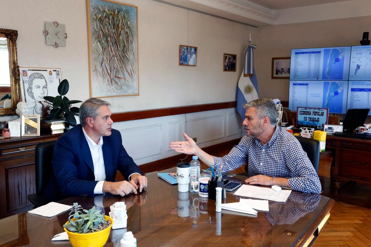 Golía estuvo reunido con Zabaleta, ministro de desarrollo Social de la Nación
