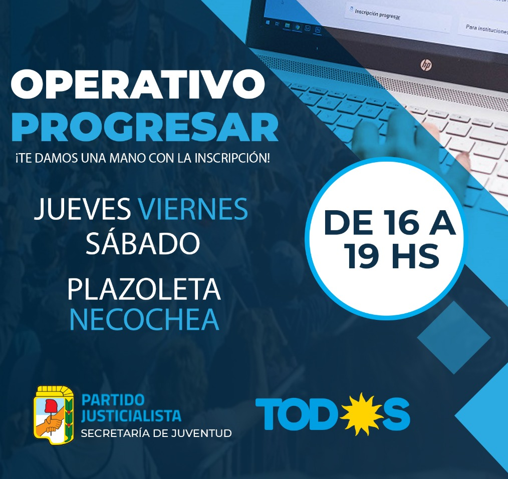 Operativo Progresar en Plaza Necochea