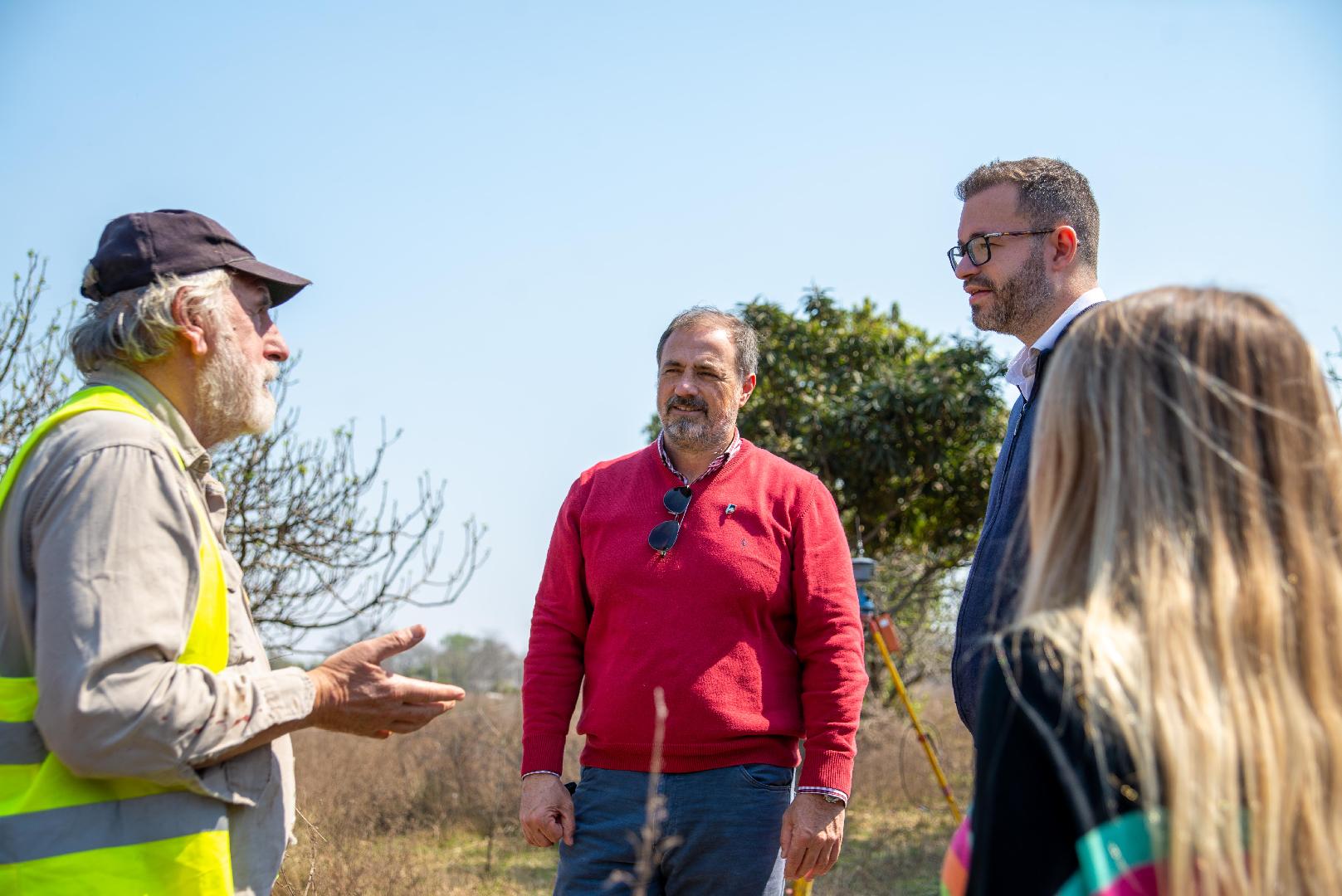 ComenzÃ³ el relevamiento del terreno para el proyecto de la avenida PerÃ³n