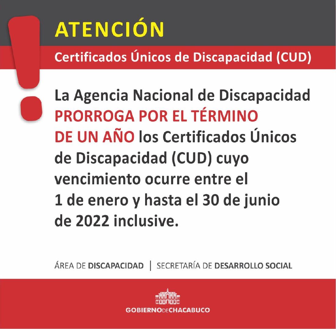 Certificados Ãšnicos de Discapacidad