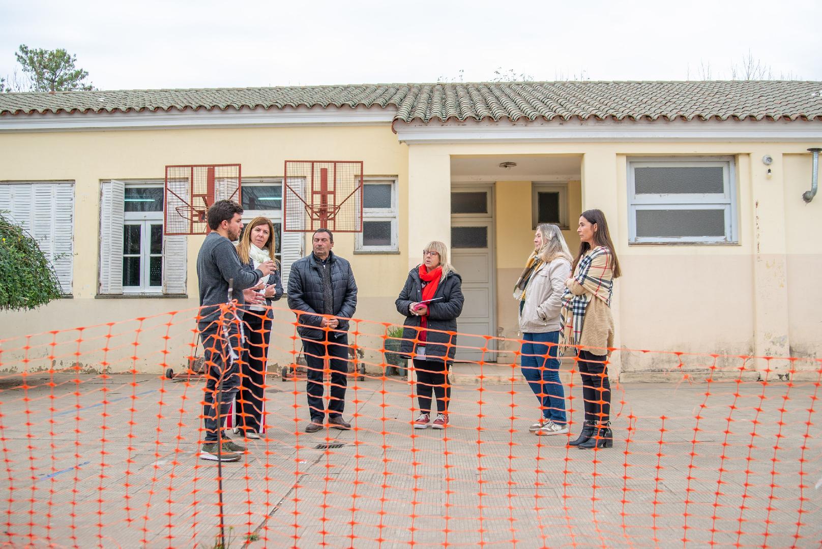 OÂ´Higgins: avanzan las obras en la Escuela Primaria 5