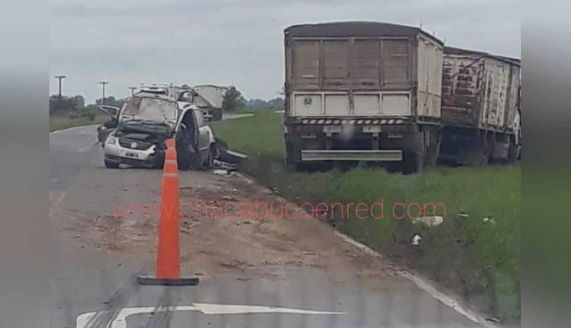 Chacabuquense gravemente herido en un accidente
