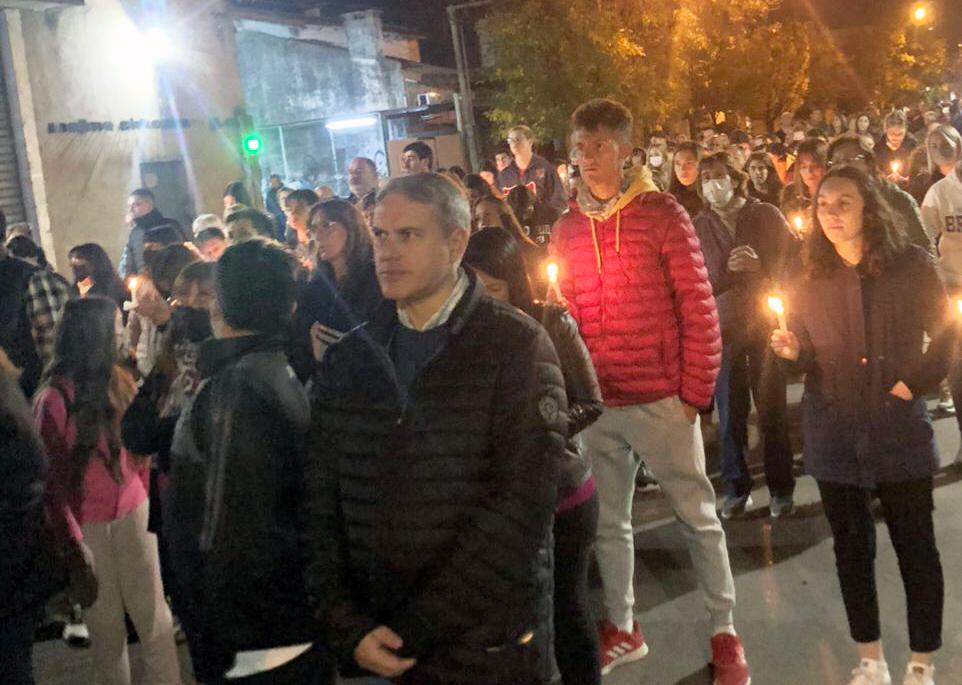 GolÃ­a participÃ³ del tradicional VÃ­a Crucis