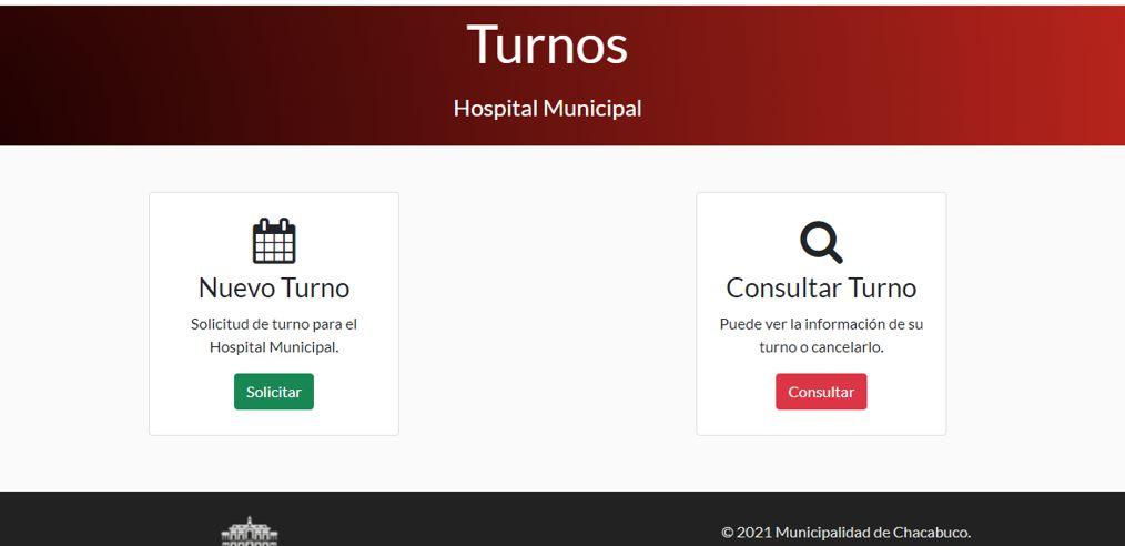 Especialidades mÃ©dicas habilitadas en la turnera web