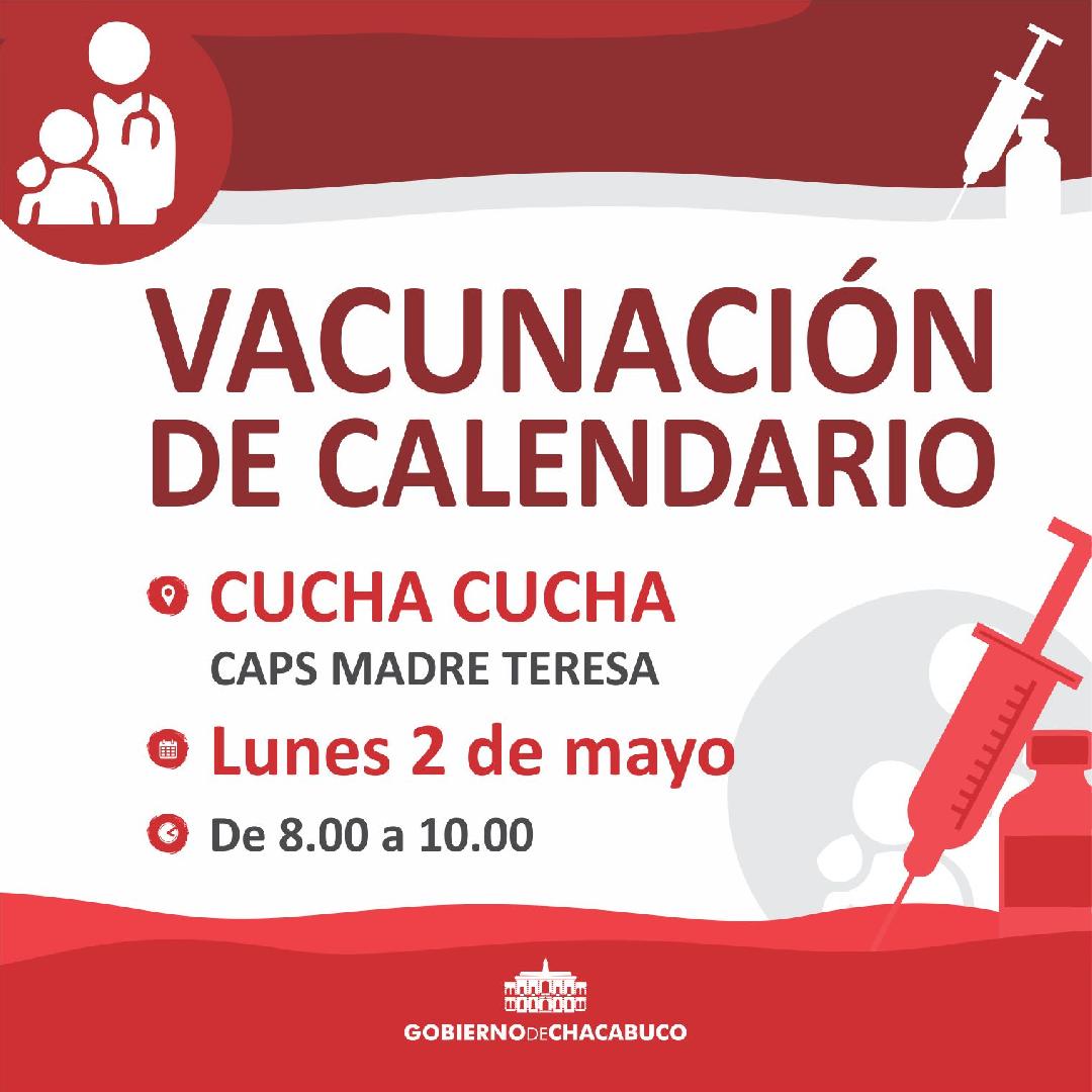 VacunaciÃ³n de calendario en Cucha Cucha