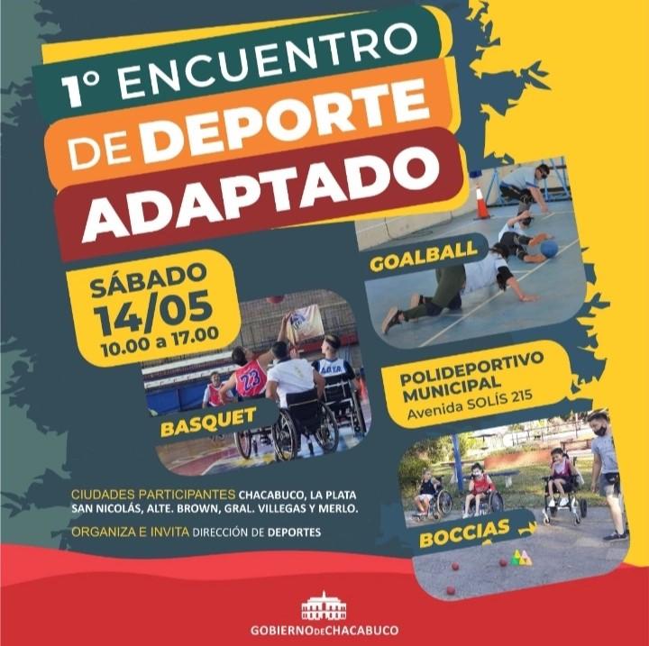 Este sÃ¡bado se realizarÃ¡ el 1er. encuentro de deporte adaptado